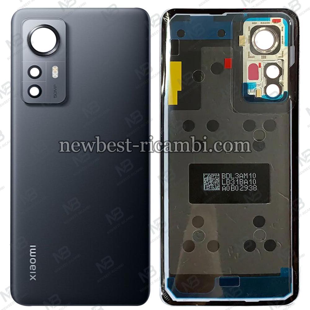 Xiaomi Mi 12X Back Cover+Camera Glass Black Original