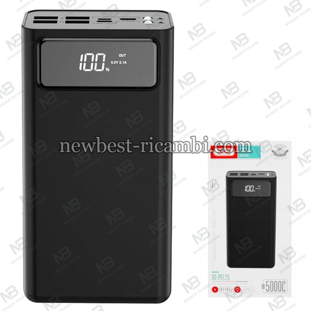 Wireless Powerbank XO Design PR125 50000mAh PD + QC 3.0 Black In Blister