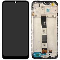 Xiaomi Redmi 10A / 9A / 9AT / 9C Touch+Lcd+Frame Black Service Pack