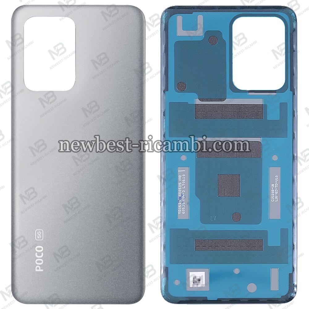 Xiaomi Poco X4 Gt Back Cover Silver AAA