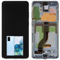 Samsung Galaxy S20 Plus G985 G986 Touch+Lcd+Frame Nuvola Blue Service Pack