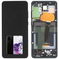 Samsung Galaxy S20 Plus G985 G986 Touch + Lcd + Frame Black Service Pack