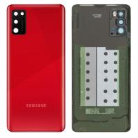 Samsung Galaxy A41 A415 Back Cover+Camera Glass Red