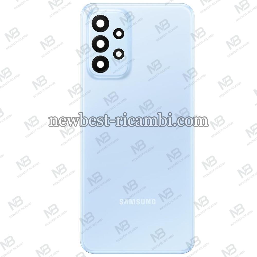 Samsung galaxy A23 5G / A236B Back Cover+Camera Glass Blue Original
