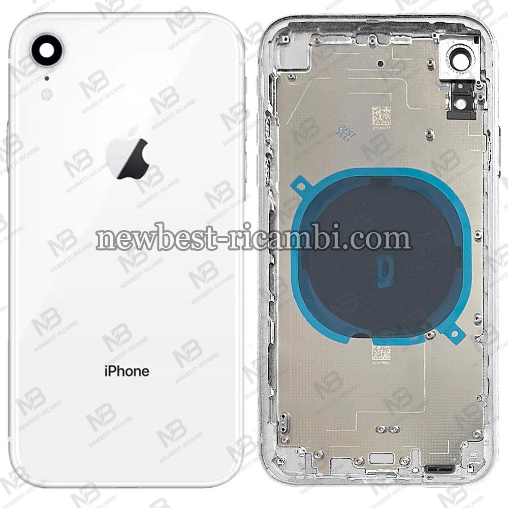 iphone xr back cover+frame white AAA