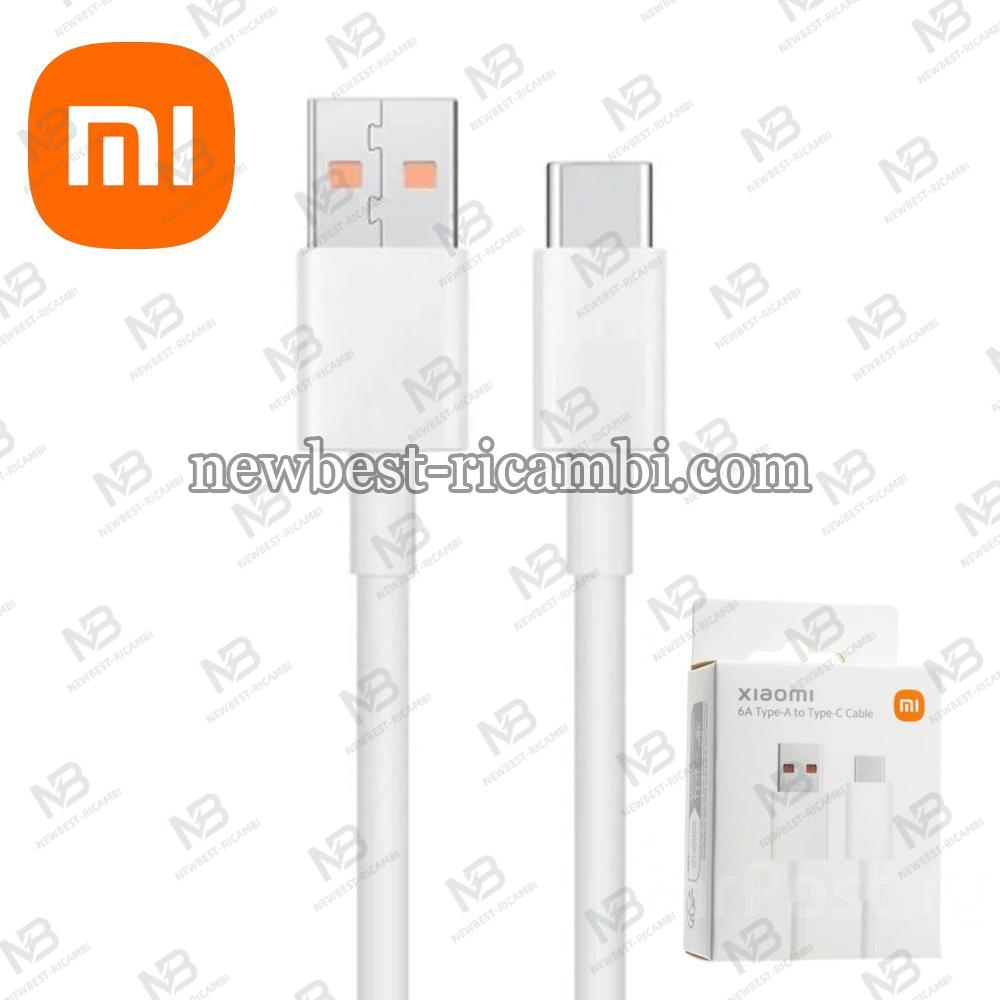 Type-C Cable Xiaomi Mi 120W 6A 1 m White BHR6032GL In Blister