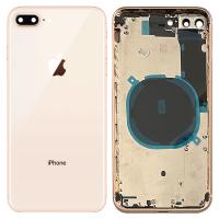 iphone 8 plus back cover with frame gold OEM