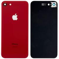 iPhone 8g back cover+camera glass red