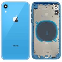 iphone xr back cover+frame blue AAA