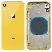 iphone xr back cover+frame yellow AAA
