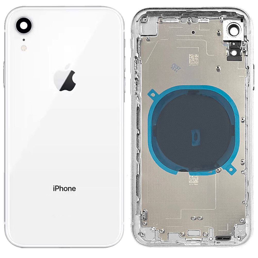 iphone xr back cover+frame white AAA