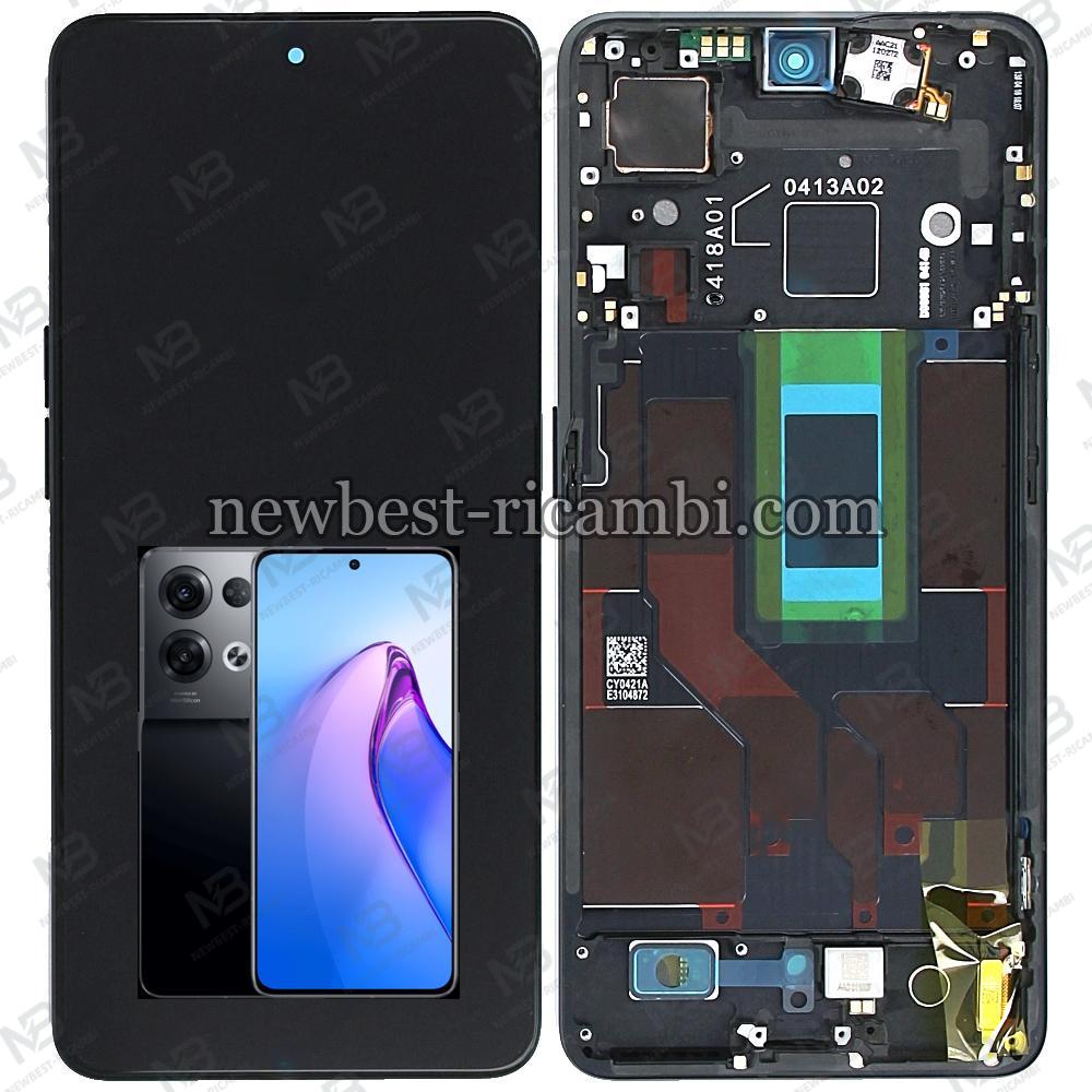 Oppo Reno 8 Pro 5G Touch+Lcd+Frame Black Service Pack