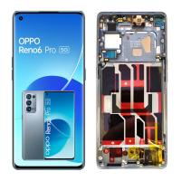 Oppo Reno 6 Pro 5G Touch+Lcd+Frame Grey Service Pack