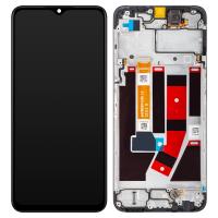 Oppo A77 4G / A57s /  OnePlus Nord N20 SE Touch+Lcd+Frame Black Service Pack