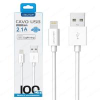 NEWTOP BASICS CU07 SIMPLY CAVO 100CM USB/LIGHTNING (Lightning Iphone - Bianco)