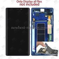 Samsung Galaxy Note 9 / N960f  Touch + Lcd +Frame Blue Disassemble From New Phone B