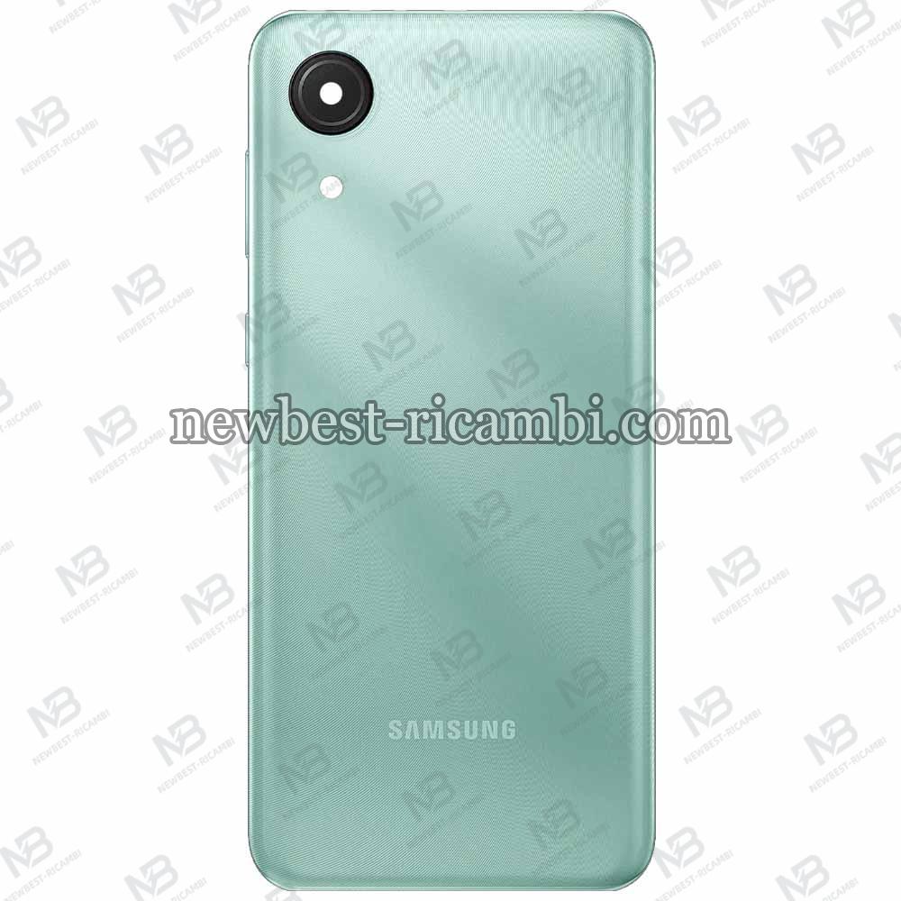Samsung Galaxy A03 Core 2021 A032 Back Cover+Camera Glass+Side Button Green