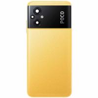 Xiaomi Poco M5 4G Back Cover+Camera Glass+Volume Button Yellow Original