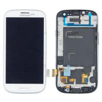 Samsung Galaxy S3 Neo i9301 i9300i Touch + Lcd + Frame White Service Pack
