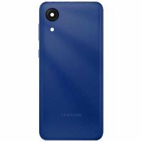 Samsung Galaxy A03 Core 2021 A032 Back Cover+Camera Glass+Side Button Blue