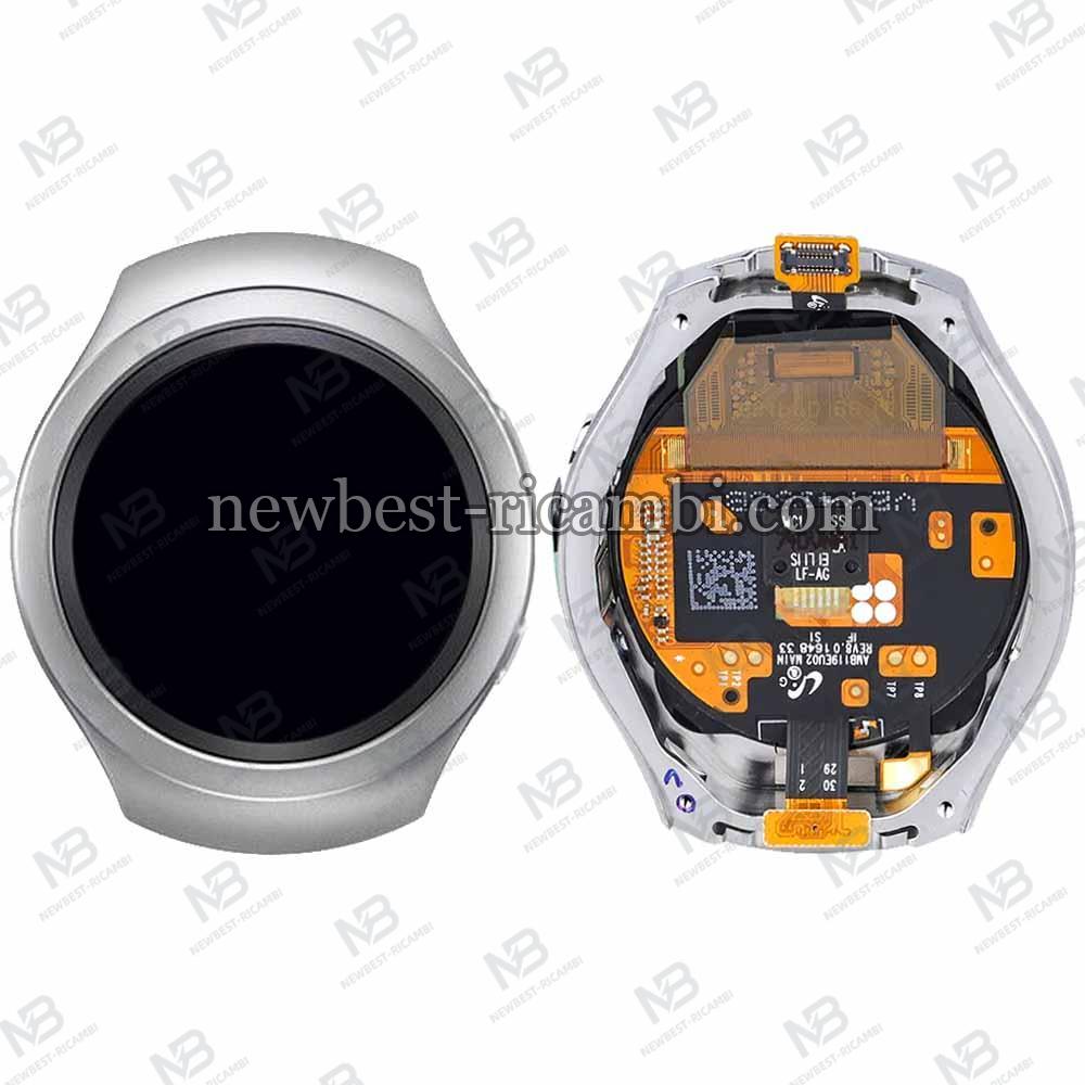 Samsung Galaxy Watch Gear 2 R720X Touch + Lcd + Frame Silver Dissembled Grade AAA Original