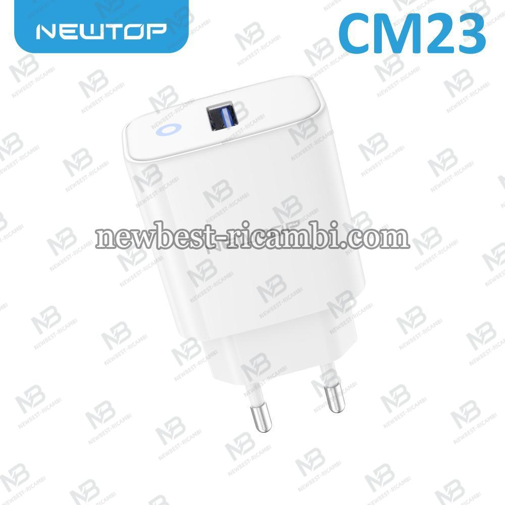 NEWTOP CM23 CARICATORE DA MURO SIMPLE 1 USB 2.1A