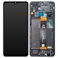 Samsung Galaxy A02 A022 Touch + Lcd + Frame Black Service Pack