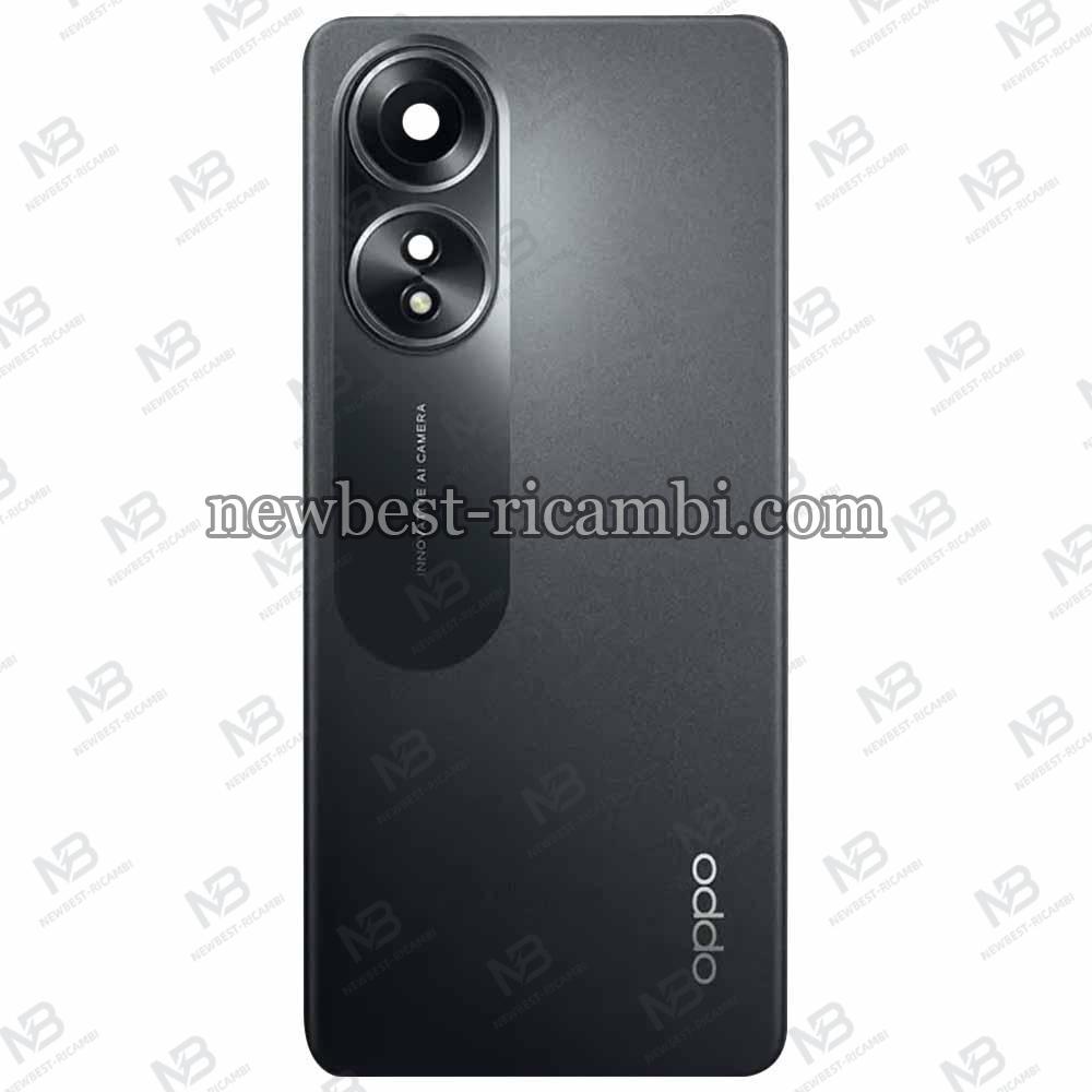 Oppo A58 4G (CPH2577) Back Cover+Camera Glass Black
