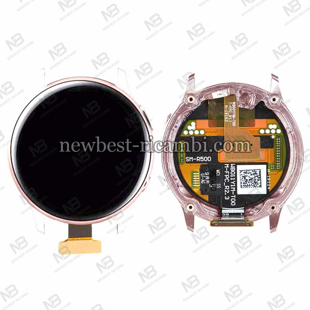 Samsung Galaxy Watch Active R500 Touch+Lcd+Frame Pink Dissembled Grade AAA Original