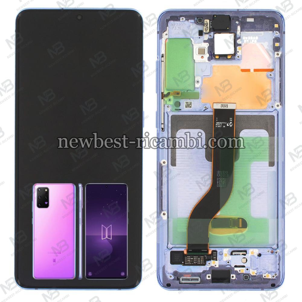 Samsung Galaxy S20 Plus G985 G986 Touch + Lcd + Frame Purple Service Pack