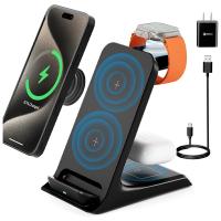Kpon 3-IN-1 Fast Wireless Charging Stand 15W In Blister