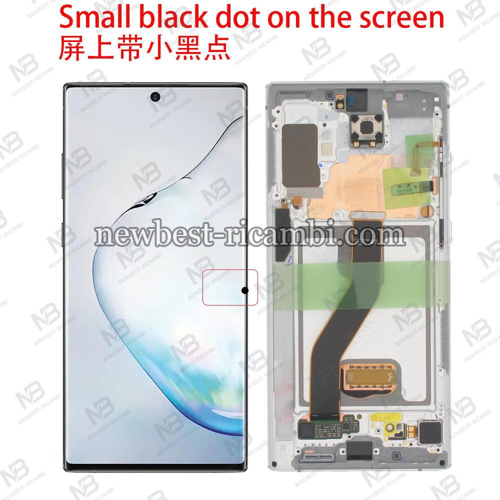 Samsung Galaxy Note 10 Plus N975 Touch + Lcd + Frame White Disassembled Grade B