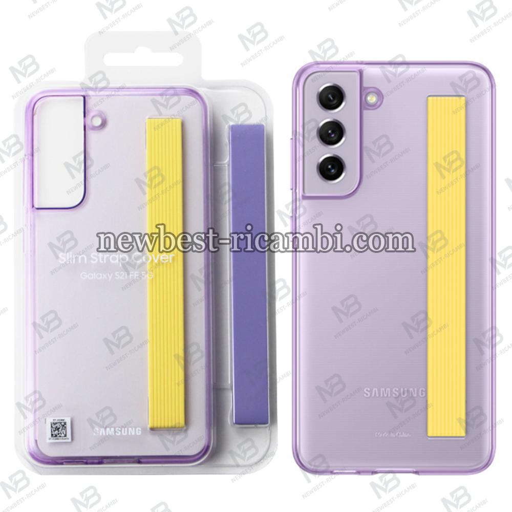 Samsung Galaxy S21 FE 5G G990 Slim Strap Cover EF-XG990CVEGWW Lavender Original In Blister