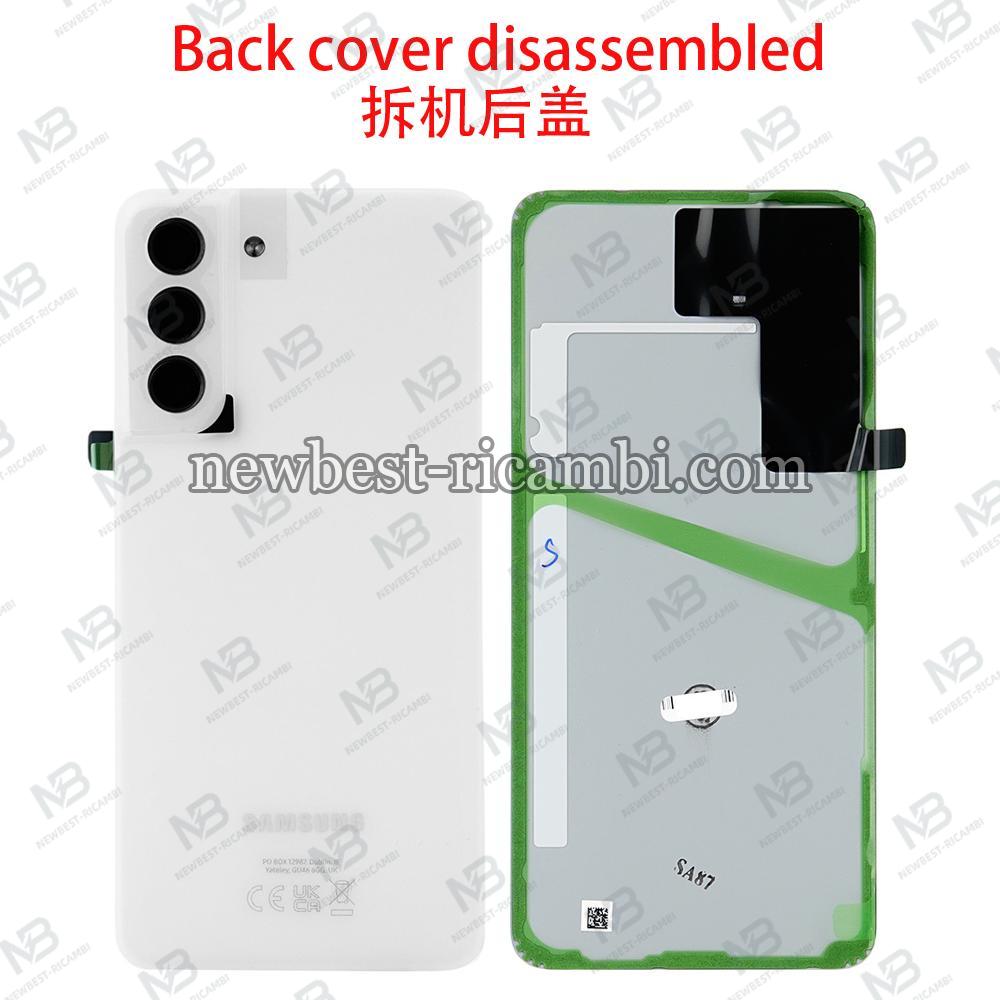 Samsung Galaxy S21 Fe 5G G990 Back Cover White Disassembled Grade A