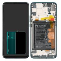 Huawei P Smart Z Touch + Lcd + Frame + Battery Green Service Pack