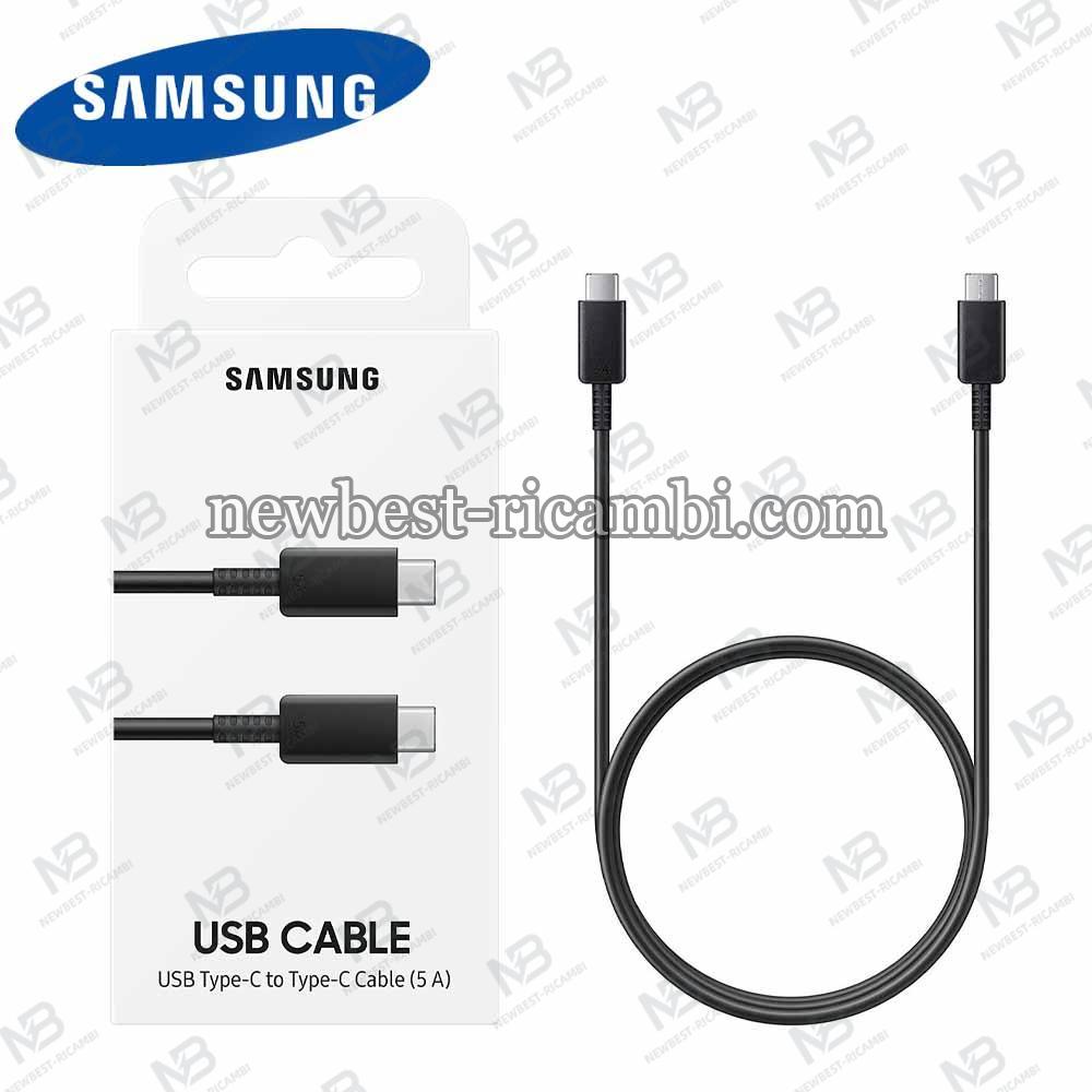 Samsung Cable (Type C to C) 5A 1.0M EP-DN975BBEGWW Black In Blister