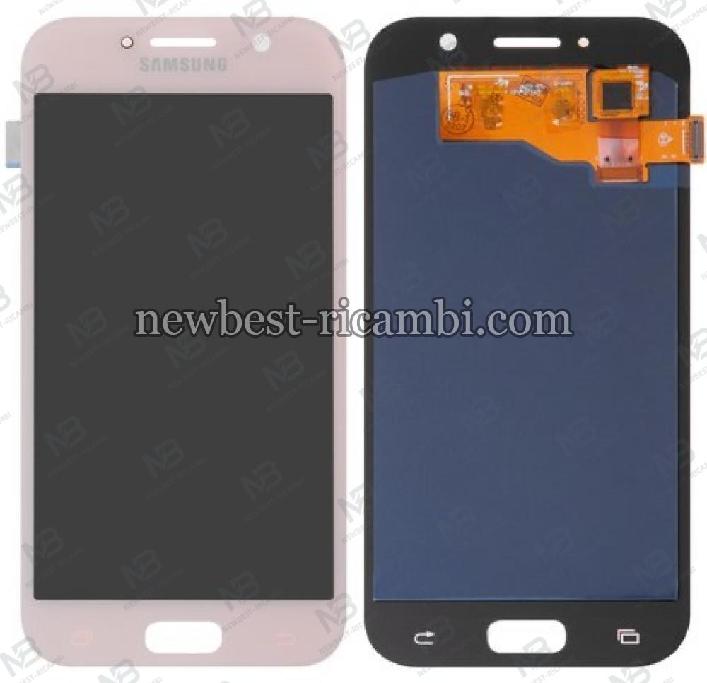 Samsung Galaxy A5 2017 A520f Touch + Lcd Pink Change Glass