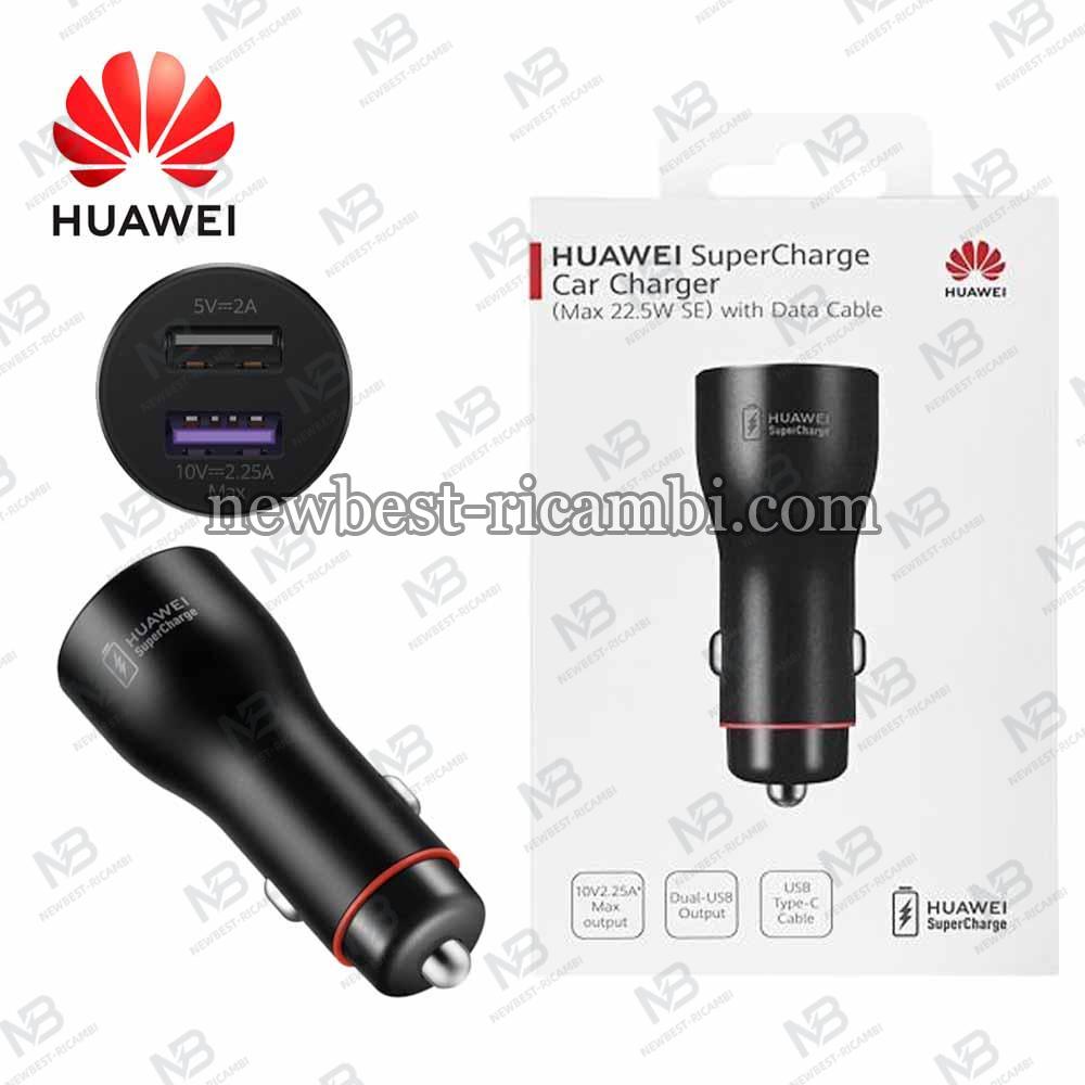 Huawei SuperCharge Car Charger 22.5W 2x USB Black In Blister