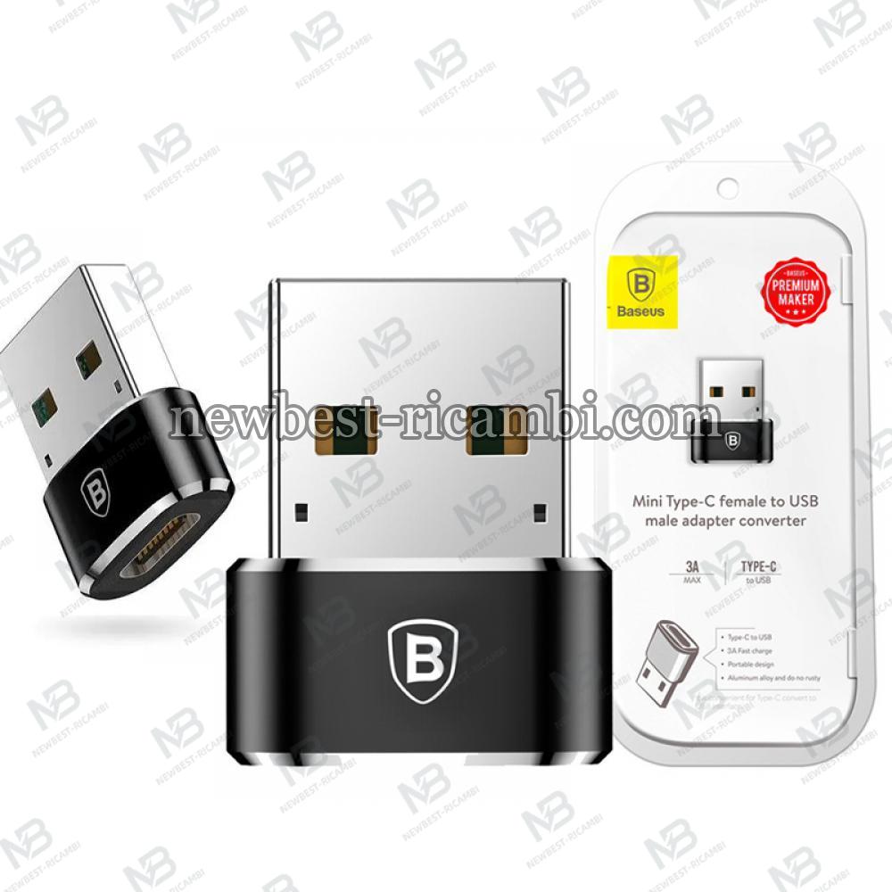 USB-C To USB-A OTG Adapter Baseus Black CAAOTG-01