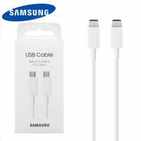 Samsung Cable (Type C to C) 5A 1.8m EP-DX510JWEGEU White In Blister