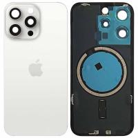 iPhone 15 Pro Back Cover With Frame White