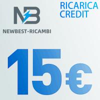 Newbest-Ricambi Credit On Web (Credito Sul Sito) 15 Euro