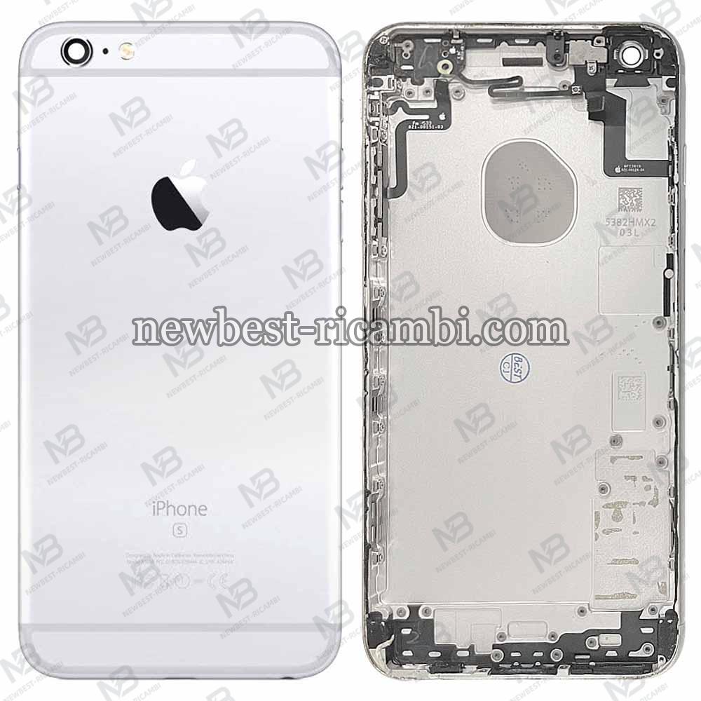 iPhone 6S Plus Back Cover + Side Key Silver Dissambled Grade A / B Original
