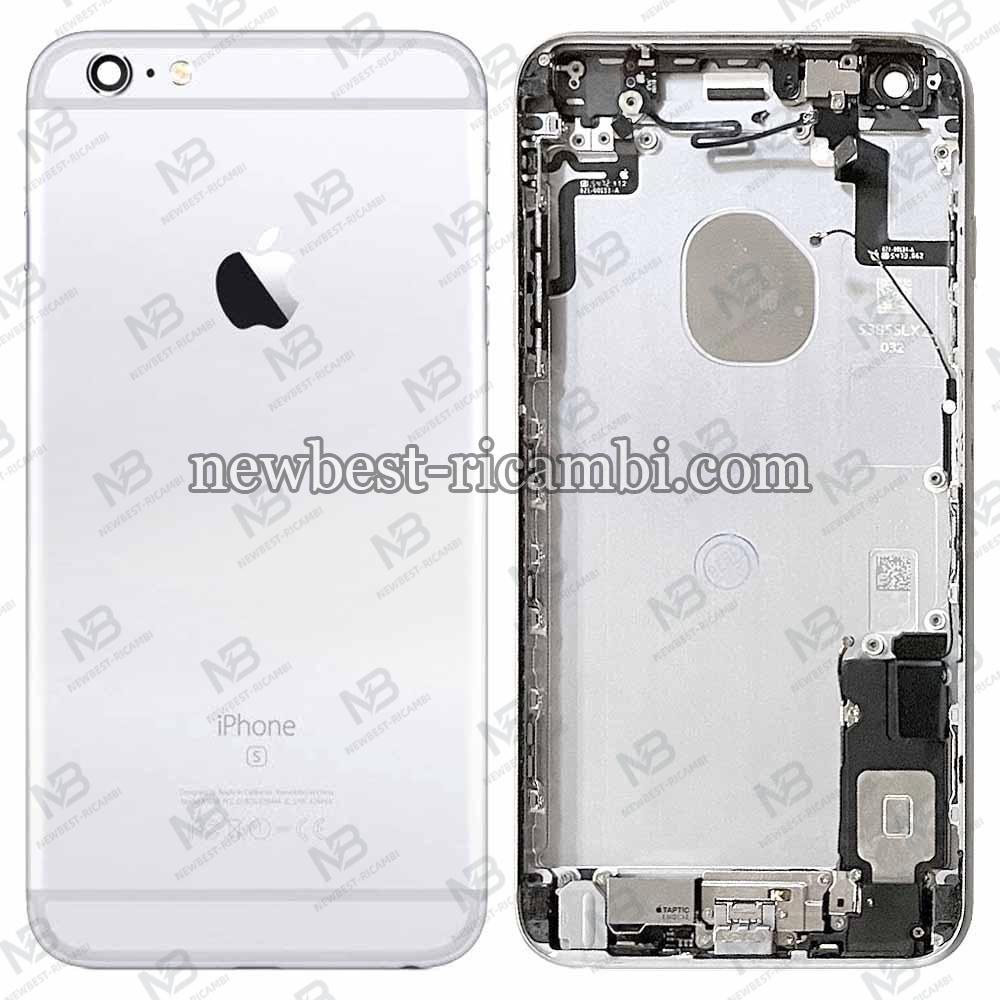 iPhone 6S Plus Back Cover + Dock Charge + Side Key Silver Dissambled Grade A / B Original