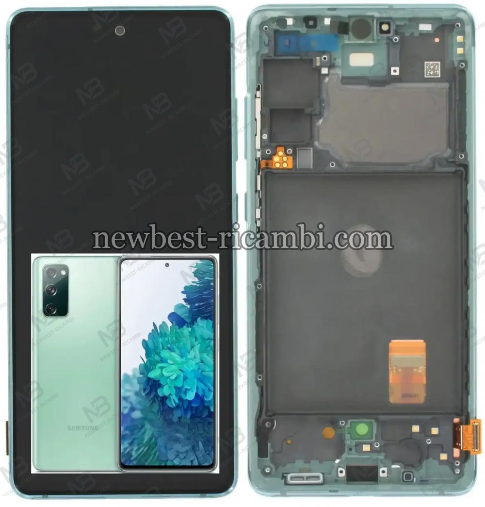 Samsung Galaxy S20 FE G780/G781 Touch+Lcd+Frame Green OLED OEM