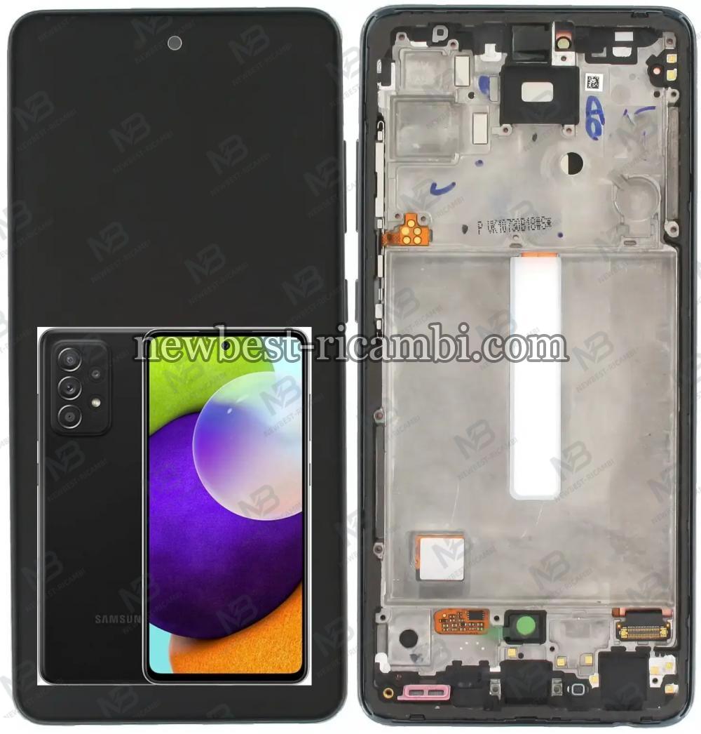 Samsung Galaxy A525/ A526/ A528 Touch+Lcd+Frame Black OLED OEM