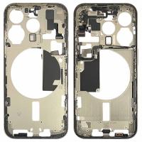 iPhone 15 Pro Middle Frame + Side Key Dissembled Titanium Grade A Original