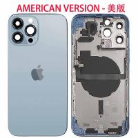 iPhone 13 Pro Max Back Cover + Frame Blue Dissembled Grade A Original - US Version