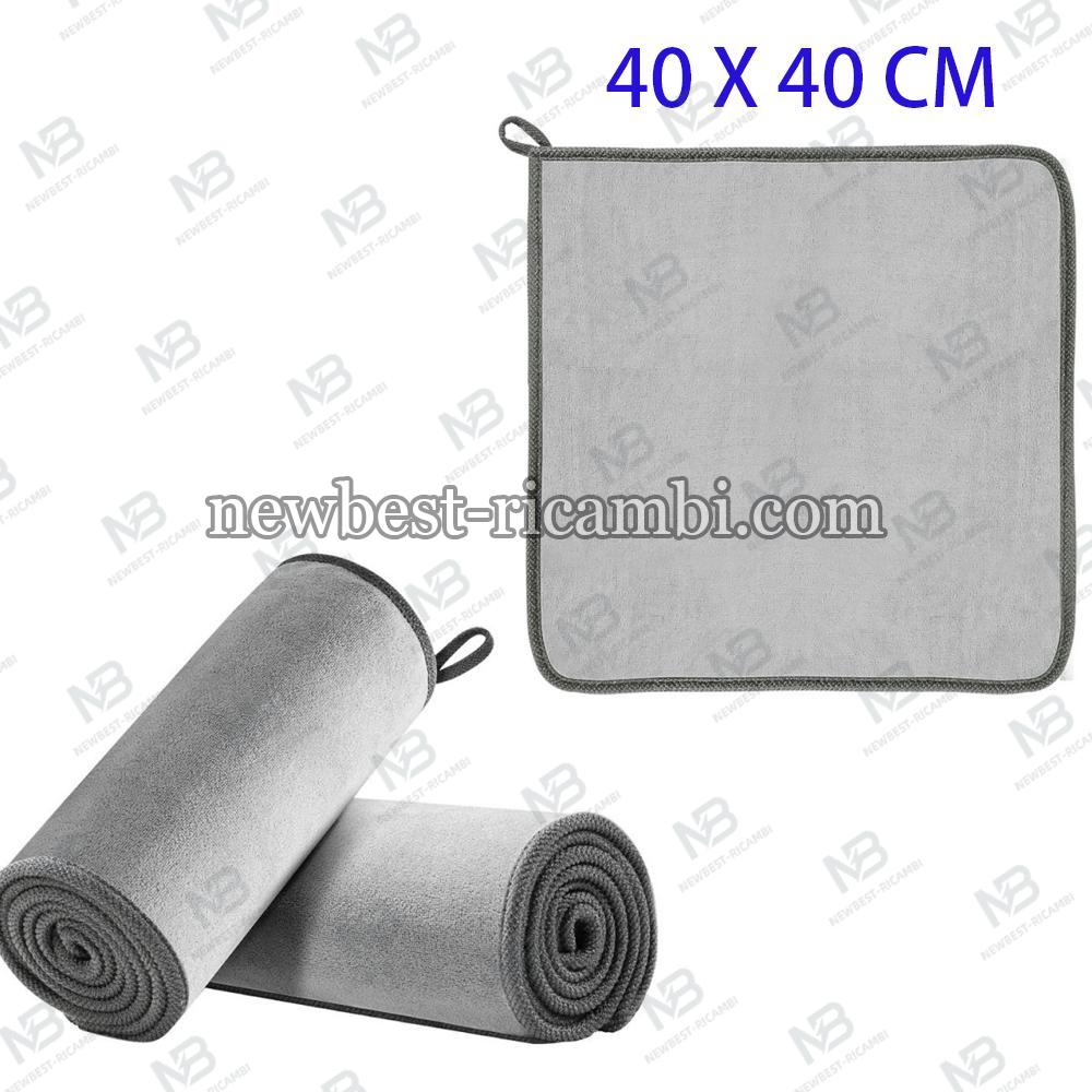 Microfiber Cleaning Cloth Baseus Easy Life 40cm X 40cm 2-Pack Grey CRXCMJ-0G