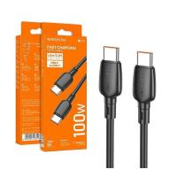 USB-C To USB-C Cable Borofone BX93 100W 5A 1M Black In Blister